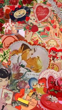 #valentine #vintage #valentines #valentinesday #50s #40s #heart #love #advert