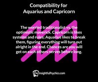 aquarius and capricorn whats your compatibility? #aquariuscompatibility #aquariuscapricorn #aquariusandcapricorn #capricorncompatibility #capricorn  #aquarius