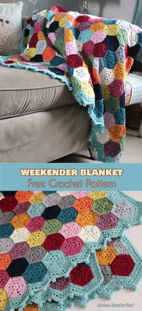 Weekender Blanket Free Crochet Pattern