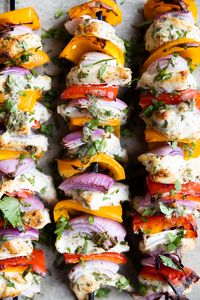 Air Fryer Chicken Kabobs - Fresh Water Peaches