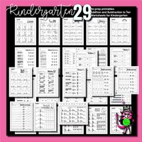 Addition and Subtraction Worksheets for... by Very 3 | Teachers Pay Teachers