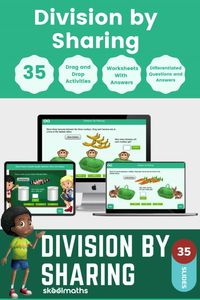 Discover engaging ways to teach #division to kids! 🎉 Make learning fun with activities that require no prep. Perfect for #2ndGrade and #3rdGrade, these resources use visual examples with engaging self-marking activities to help children grasp division by sharing into equal groups effortlessly. Ideal for #mathclass! 📐