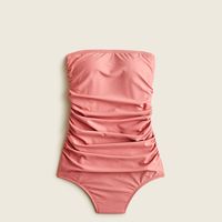 J.Crew: Ruched Bandeau One-piece For Women