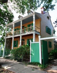 Don Didier's home in New Orleans. Sept. "The Magazine Antiques", 2011