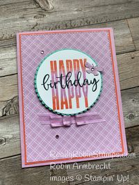 Wonderful Word Play - Robin Armbrecht, Stampin' Up! Demonstrator - ReallyRobinStamps.com