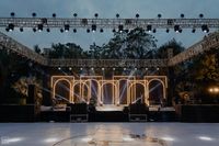 #sangeet #starrynightwedding #blingy #blingynight #skyfullofstars #weddingseason #wedding #weddingday #aesthetic #decor #indianweddings #sangeetdecor #stage #backdrop #destinationwedding #bollywoodnight