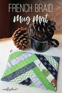 French Braid Mug Mat — Crafty Staci