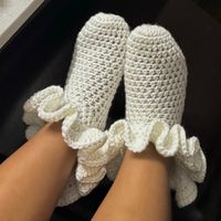 Step by step pattern for my crochet sock ruffle footies which are also available for purchase in my shop :) Comes with written & visual step by step, enjoy!