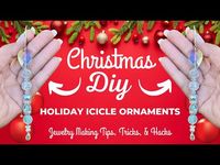 Beaded Christmas Ornaments - Handmade Holiday Decor - Bead - Jewelry Making Tips, Tricks, & Hacks! - YouTube