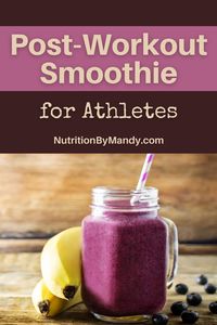 After a workout a smoothie can be an easy option to help athletes meet their recovery nutrition needs. Check out the ideas in this blog for creating an ideal post-workout smoothie.