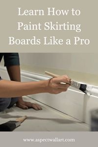 Lift your painting skills to a new level with our comprehensive tutorial on how to paint skirting boards, ensuring a flawless and professional finish