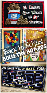 Clever Back to School Bulletin Board Ideas #DIY #Classroom Decorating | CraftyMorning.com