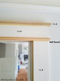 The easiest door trim - plain woodworking projects for the home