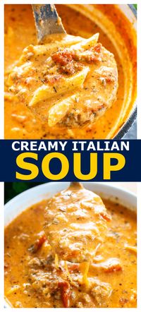 Creamy Italian Sausage Soup - Dash of Sanity