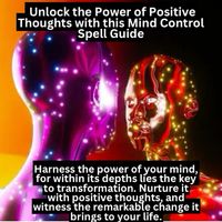 Experience the incredible power of mind control and transfer positive thoughts to anyone you desire with this Mind Control Spell Guide. 

This comprehensive guide enables you to harness the energy of positive thinking and influence others. 

Unlock the secrets of this ancient practice and manifest a deep connection with your loved ones. 

Click here to access the guide and start spreading positivity and love today!

#telepatia #telepathy #mind #hypnosis #subliminalmessages #positivethinking #influencer 