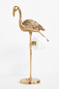 No additional hardware required Brass Imported | Farrah Standing Toilet Paper Holder by Anthropologie in Brown