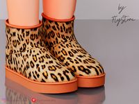 Stylish leopard pattern child UggBoots