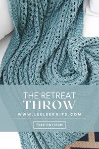 Late Summer Throw Knitting Pattern - Leelee Knits