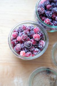 3-Ingredient Sugared Cranberries | Alexandra's Kitchen