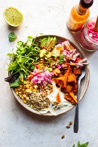 sweet potato bowl lunch