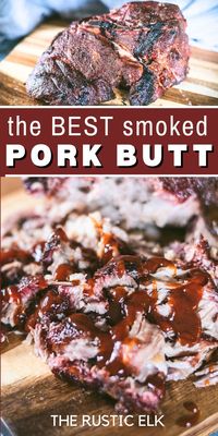 The absolute BEST smoked pork butt you'll ever taste! Perfect for your pellet grill, this recipe is simple, but so full of flavor.