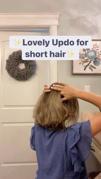 Macy Bryan | School has started and it’s officially dance season, who’s EXCITED?!🙋‍♀️ If you want a lovely updo + have short hair, this hairstyle is a… | Instagram