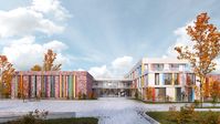 School and kindergarten complex :: Behance