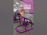 How to use the Ab Coaster at Planet Fitness!