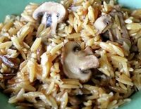 Creamy Orzo with Mushrooms side dish