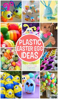 Creative Things to Make out of Plastic Easter Eggs (Crafts and DIY ideas!) | CraftyMorning.com