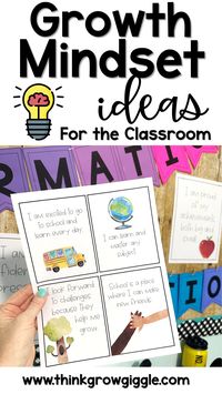 Looking for growth mindset ideas and activities that are perfect for upper elementary students this back to school season? This blog post is packed with engaging ideas that you can use right away with your new students this year. Click the pin to learn what these 6 amazing growth mindset ideas are to use them NOW!