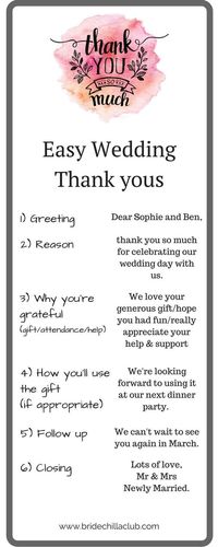 Pin it for later to make your wedding thank yous quick and easy.