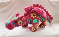 I love patterns by Heidibears and this dragon seemed like a wonderful challenge to make.