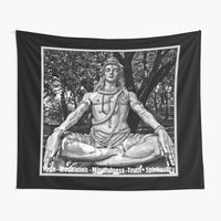 Get my art printed on awesome products. Support me at Redbubble #RBandME: https://www.redbubble.com/i/tapestry/Shiva-Bhole-Nath-by-PlanetMonkey/55971134.PCFHB?asc=u