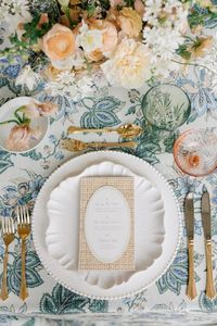 A romantic English garden tablescape at the historic Cairnwood Estate Gilded Lily Events, Hope Helmuth Photography, Crane & Palette