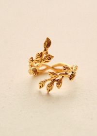 Victorine Ring - Gold - Majority recycled brass - Sézane