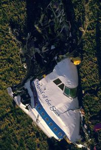 21Dec 1988 - Pan Am Flight 103 was destroyed by a bomb killing all 243 passengers and 16 crew members. Large sections of the plane crashed into Lockerbie, Scotland, killing an additional 11 people on the ground.