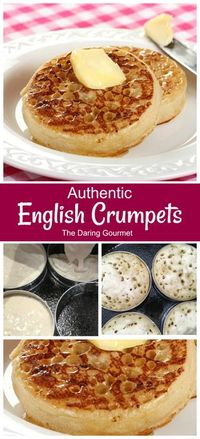 Crispy, chewy and delicately spongy in texture with a delicious depth of yeasty flavor, you simply can't beat these authentic homemade crumpets!