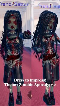 Dress to Impress inspired outfit ( Zombie Apocalypse )