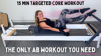 Best Reformer Ab Workout - No Music, Form Focused, 15 Min Targeted Core Routine