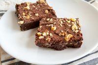 Fudgy No-Bake Brownies with Dates