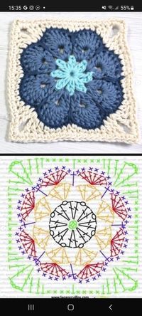 Free Crochet Granny squares Patterns With Diagram Newest Ideas