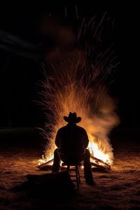 #bonfire #campfire #cowboy #desert #nightphotography #western #wildwest #bloodmeridian #rdr2 #cinematic #americana #djangounchained #fire #rustic #grainy #monochromatic