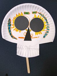 Jackson's Art Room: El Dia de los Muertos Masks