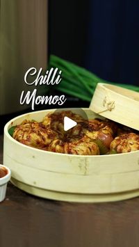 HomeCookingShow on Instagram: "Spicy and Delicious Chilli Momos Recipe"

#chilimomos #momosrecipe #spicyfood #streetfood #dumplings #chilli #deliciousfood #foodrecipe #asianfood #spicychilli #foodie #cooking #homemade #foodblog #tasty #yummy #foodlover #chinese #nepalese #foodvideo 

Ingredients

Sesame oil - 2 Tbsp
Garlic
Onion
Capsicum
Chili paste - 2 Tbsp
Tomato ketchup - 3 Tbsp
Soy sauce - 1 Tbsp
Salt 
Pepper

For Dough
Maida - 2 cups 
Salt to taste
Oil - 1 Tsp
Water

For Filling
Onion 
Carrot
Beans
Garlic
Ginger
Cabbage 
Capsicum
Salt to taste
Pepper"