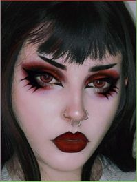 vampire goth - goth - gothic - gothic style - aesthetic goth - woman goth - goth makeup - alternative - alternative girl - subculture - goth girl vampire gothic girl - gótico vampiro - gótico - estilo gótico - estética gótica - mulher gótica - maquiagem gótica - alternativo - garota alternativa - subcultura - baby bat - vampiro - vampire aesthetic - blood