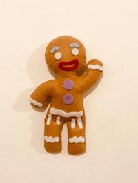 Mark this product as a favorite and get a discount cupon on your email! These adorable gingerman bread  from Shrek  is  perfect to christmas pranks, hanging on your Christmas Tree, as part of a Christmas garland, or as decorations for your Christmas presents or a toy for your children. This PDF document will give you instructions and patterns to hand-sew your own gingerbread man. This PDF includes: * Instructions * Full size pattern * Sewing tutorial * Felt guide Suitable for all levels of sewin