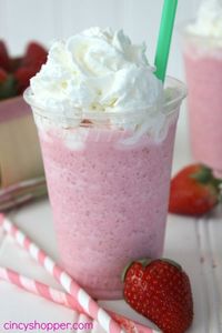 If you're a fan of Starbucks Strawberry and Creme Frappuccino, you will love this recipe!