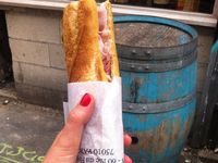 According to bizarre foods There was a restaurant named jambon bar for the French sandwich 1 baguette French butter French ham Arugula