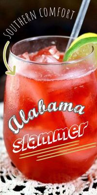 The Alabama Slammer Cocktail is a sweet, fruity drink (think Hawaiian Punch with a kick) that's made with Southern Comfort. Perfect pitcher drink!